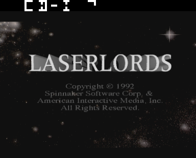 Laser Lords Title Screen